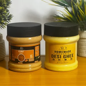 Smooth Peanut Butter & Desi Ghee Bundle – 500g Each